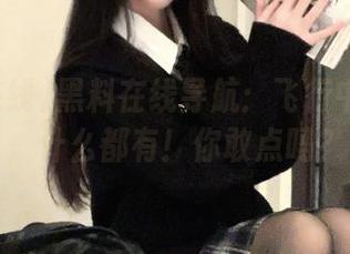 黑料在线导航：飞行中的绯闻，什么都有！你敢点吗？