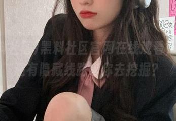 黑料社区官网在线观看，居然还有隐藏线路等你去挖掘？